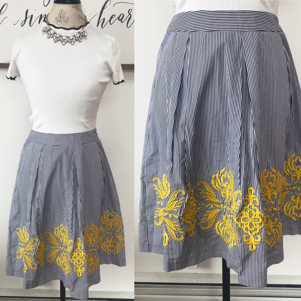 INC International Concepts Embroidered Skirt